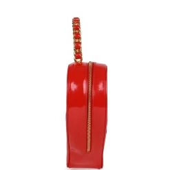 Vintage Chanel Heart Vanity Bag Red And Black Patent Antique Gold Hardware 13 Vintage Chanel Heart Vanity Bag Red And Black Patent Antique Gold Hardware -Online Bag Store C V 230227 1 04