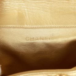 Vintage Chanel Duma Backpack Gold Metallic Lambskin Gold Hardware 19 Vintage Chanel Duma Backpack Gold Metallic Lambskin Gold Hardware -Online Bag Store C V 230321 2 09