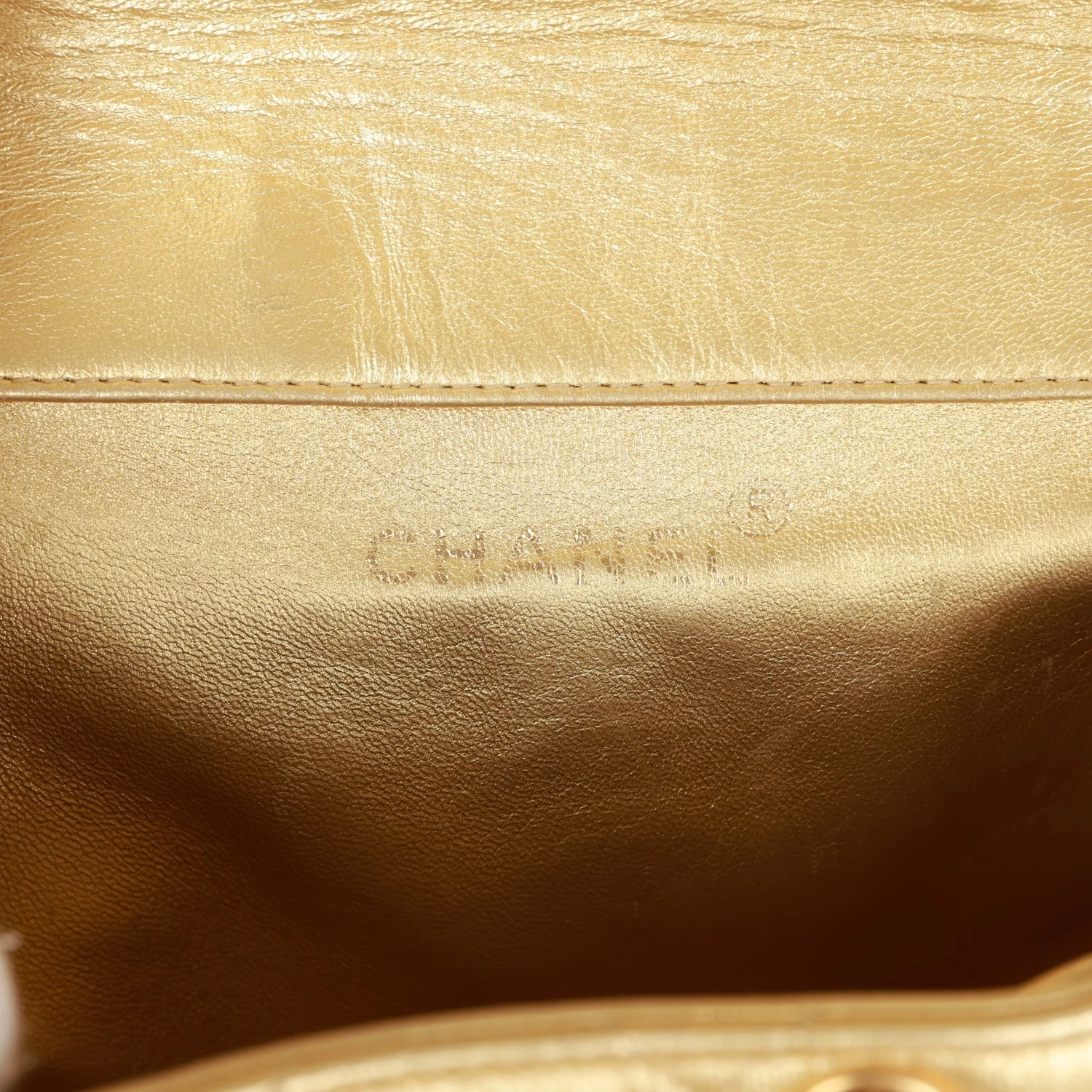 Vintage Chanel Duma Backpack Gold Metallic Lambskin Gold Hardware 11 Vintage Chanel Duma Backpack Gold Metallic Lambskin Gold Hardware - Image 9