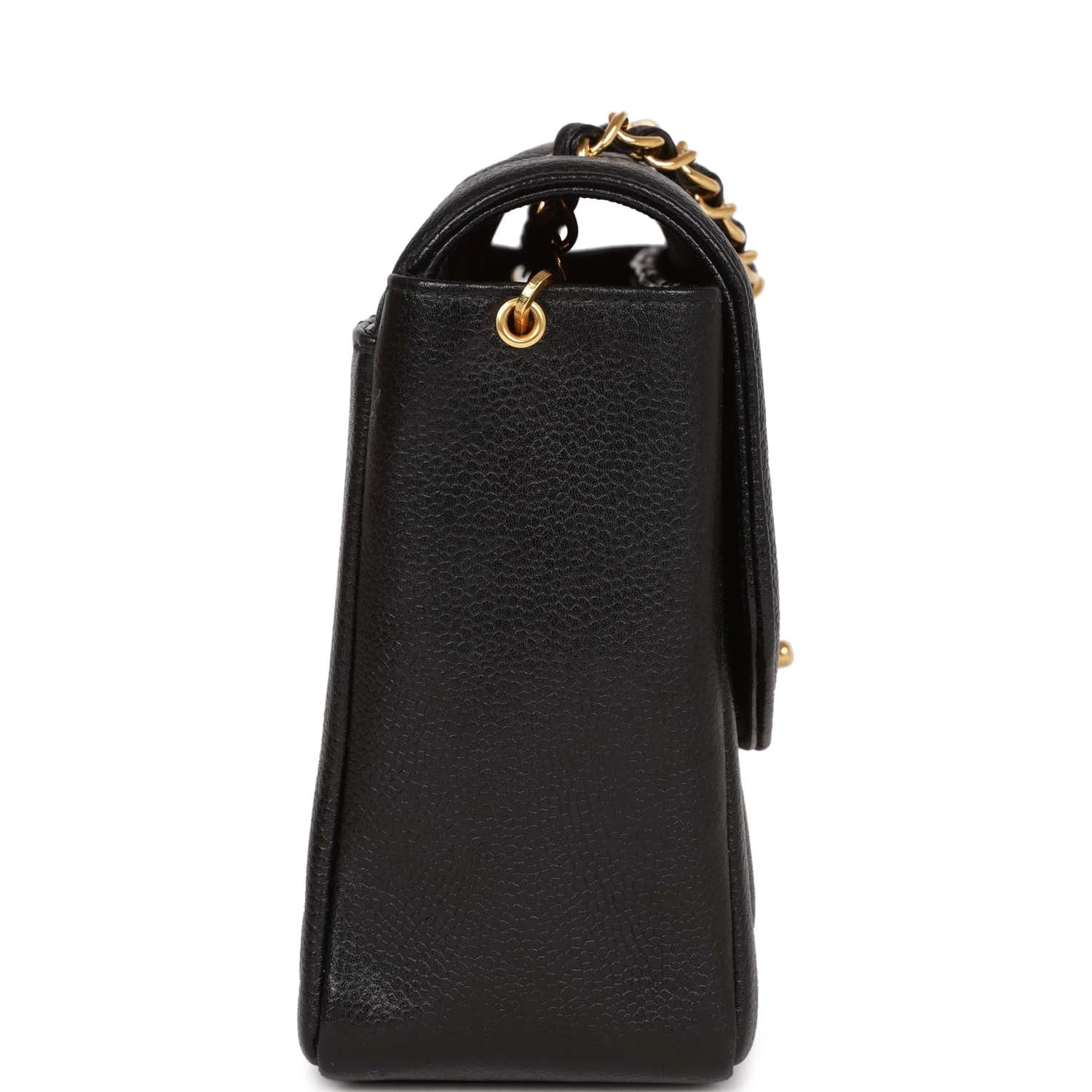 Vintage Chanel Medium Diana Flap Bag Black Caviar Gold Hardware 5 Vintage Chanel Medium Diana Flap Bag Black Caviar Gold Hardware - Image 3