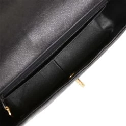 Vintage Chanel Medium Diana Flap Bag Black Caviar Gold Hardware 19 Vintage Chanel Medium Diana Flap Bag Black Caviar Gold Hardware -Online Bag Store C V 230330 2 08