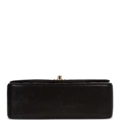 Vintage Chanel Small Diana Flap Bag Black Lambskin Gold Hardware -Online Bag Store C V 230421 1 06