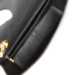 Vintage Chanel Jumbo Classic Single Flap Bag Black Caviar Gold Hardware -Online Bag Store C V 230524 2 08