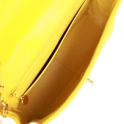 Vintage Chanel Medium Diana Flap Bag Yellow Lambskin Gold Hardware -Online Bag Store C V 230525 6 08