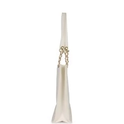 Vintage Chanel CC Chain Shopping Tote Bag White Caviar Gold Hardware 13 Vintage Chanel CC Chain Shopping Tote Bag White Caviar Gold Hardware -Online Bag Store C V 230615 1 04