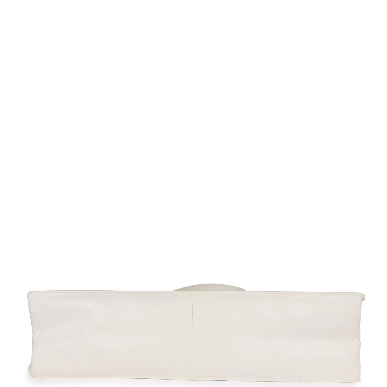 Vintage Chanel CC Chain Shopping Tote Bag White Caviar Gold Hardware 8 Vintage Chanel CC Chain Shopping Tote Bag White Caviar Gold Hardware - Image 6