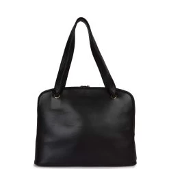 Vintage Chanel Timeless CC Dome Tote Black Lambskin Gold Hardware -Online Bag Store C V 230727 1 LK 06