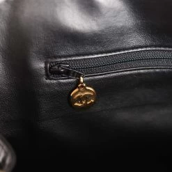 Vintage Chanel Timeless CC Dome Tote Black Lambskin Gold Hardware -Online Bag Store C V 230727 1 LK 09