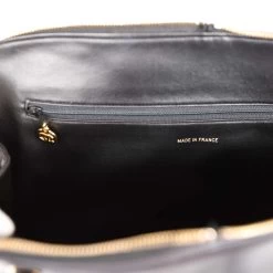 Vintage Chanel Timeless CC Dome Tote Black Lambskin Gold Hardware -Online Bag Store C V 230727 1 LK 11