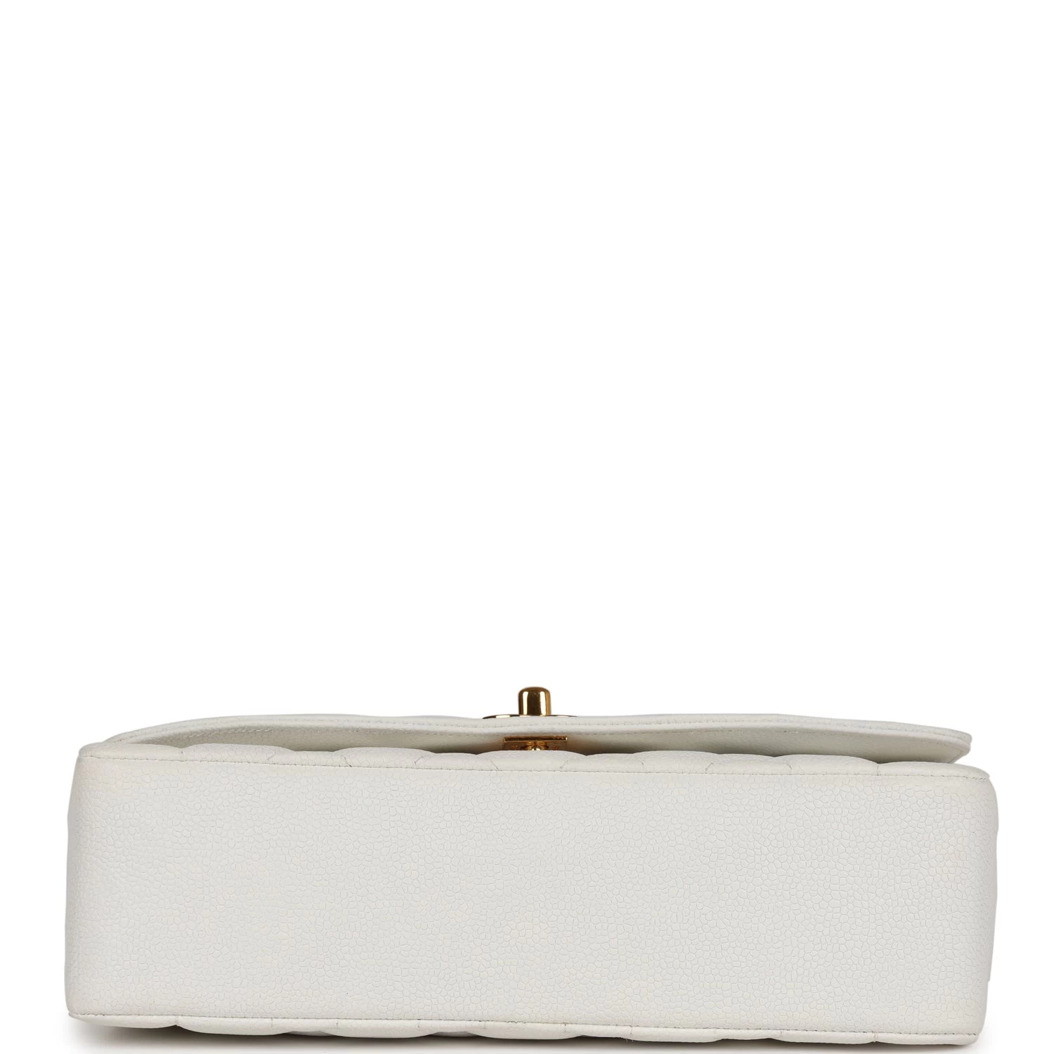 Vintage Chanel Medium Diana Flap Bag White Caviar Gold Hardware 8 Vintage Chanel Medium Diana Flap Bag White Caviar Gold Hardware - Image 6