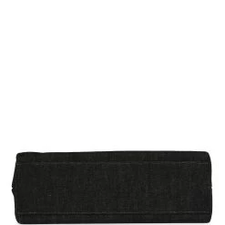 Vintage Chanel Kelly Top Handle Bag Black Denim Gold Hardware 16 Vintage Chanel Kelly Top Handle Bag Black Denim Gold Hardware -Online Bag Store C V 230912 1 06