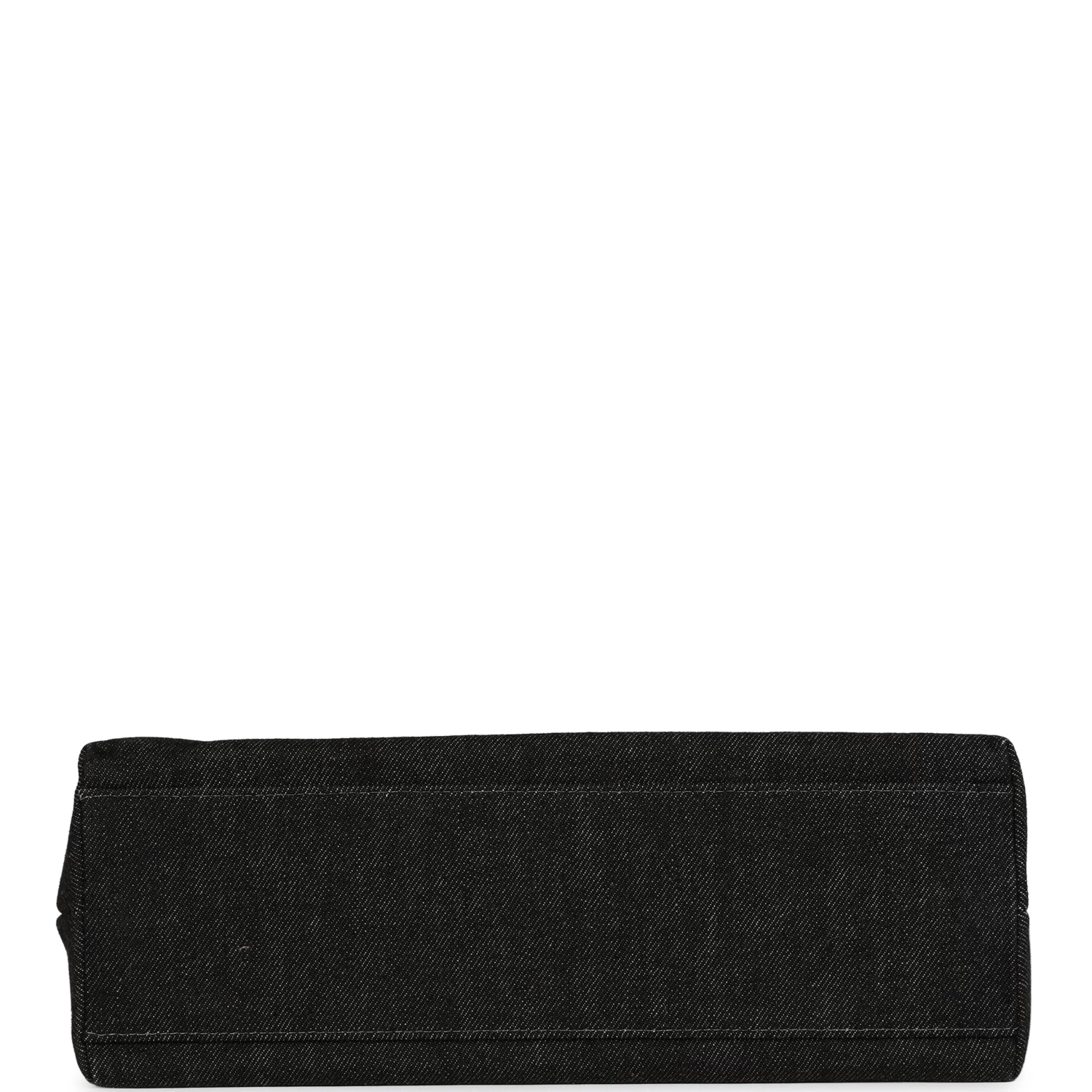 Vintage Chanel Kelly Top Handle Bag Black Denim Gold Hardware 8 Vintage Chanel Kelly Top Handle Bag Black Denim Gold Hardware - Image 6