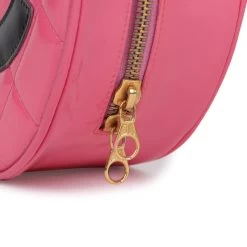 Vintage Chanel Round Vanity Bag Pink And Black Patent Leather Antique Gold Hardware 18 Vintage Chanel Round Vanity Bag Pink And Black Patent Leather Antique Gold Hardware -Online Bag Store C V 231204 1 07