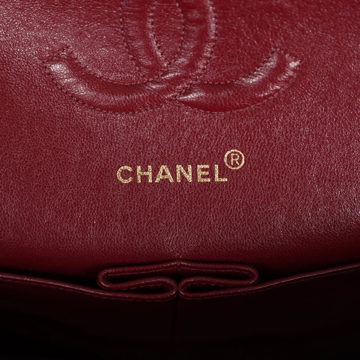 Vintage Chanel Medium Classic Double Flap Black Lambskin Gold Hardware 10 Vintage Chanel Medium Classic Double Flap Black Lambskin Gold Hardware - Image 8