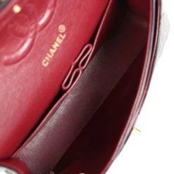 Vintage Chanel Medium Classic Double Flap Black Lambskin Gold Hardware 19 Vintage Chanel Medium Classic Double Flap Black Lambskin Gold Hardware -Online Bag Store C V 240228 1 JP 09