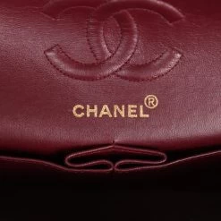 Vintage Chanel Small Classic Double Flap Black Lambskin Gold Hardware -Online Bag Store C V 240229 1 IZ 08