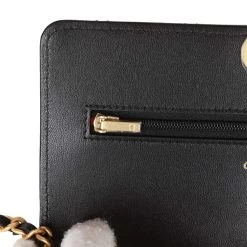 Chanel Heart Wallet On Chain WOC Black Lambskin Antique Gold Hardware 21 Chanel Heart Wallet On Chain WOC Black Lambskin Antique Gold Hardware -Online Bag Store C WOC 230316 1 09