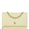 Chanel Wallet On Chain WOC Yellow Caviar Light Gold Hardware -Online Bag Store C WOC 230509 1 01