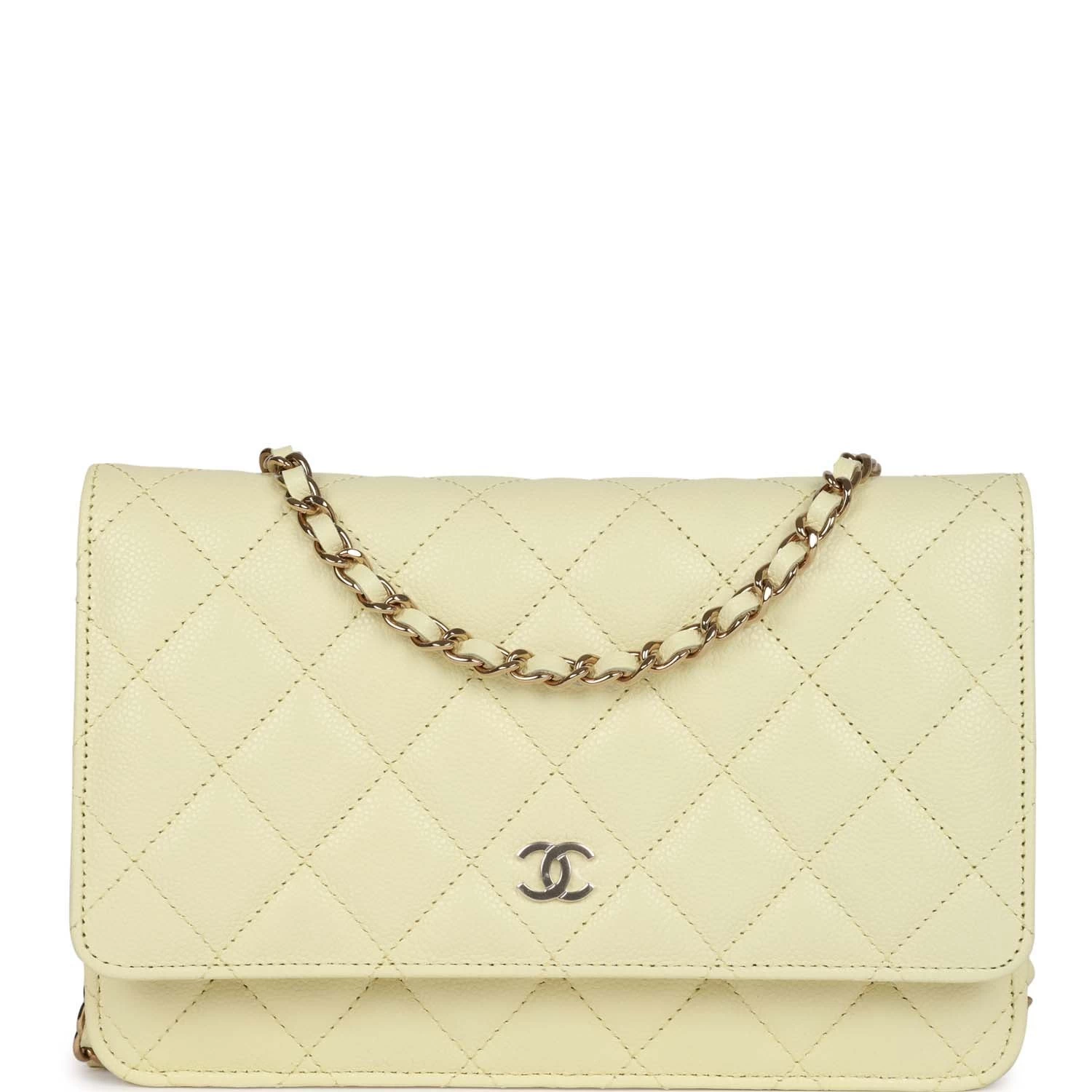 Chanel Wallet On Chain WOC Yellow Caviar Light Gold Hardware 3 Chanel Wallet On Chain WOC Yellow Caviar Light Gold Hardware