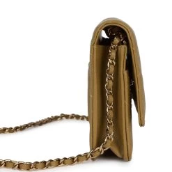 Chanel Wallet On Chain WOC Olive Green Caviar Light Gold Hardware -Online Bag Store C WOC 230623 1 04
