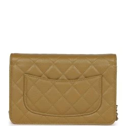 Chanel Wallet On Chain WOC Olive Green Caviar Light Gold Hardware -Online Bag Store C WOC 230623 1 05