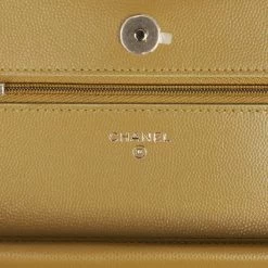 Chanel Wallet On Chain WOC Olive Green Caviar Light Gold Hardware -Online Bag Store C WOC 230623 1 08