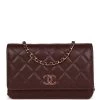 Chanel Wallet On Chain WOC Burgundy Caviar Light Gold Hardware 1 Chanel Wallet On Chain WOC Burgundy Caviar Light Gold Hardware -Online Bag Store C WOC 230623 2 01