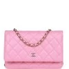 Chanel Wallet On Chain WOC Pink Lambskin Gold Hardware -Online Bag Store C WOC 230628 1 01