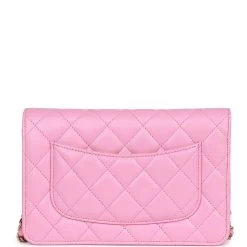 Chanel Wallet On Chain WOC Pink Lambskin Gold Hardware 15 Chanel Wallet On Chain WOC Pink Lambskin Gold Hardware -Online Bag Store C WOC 230628 1 05