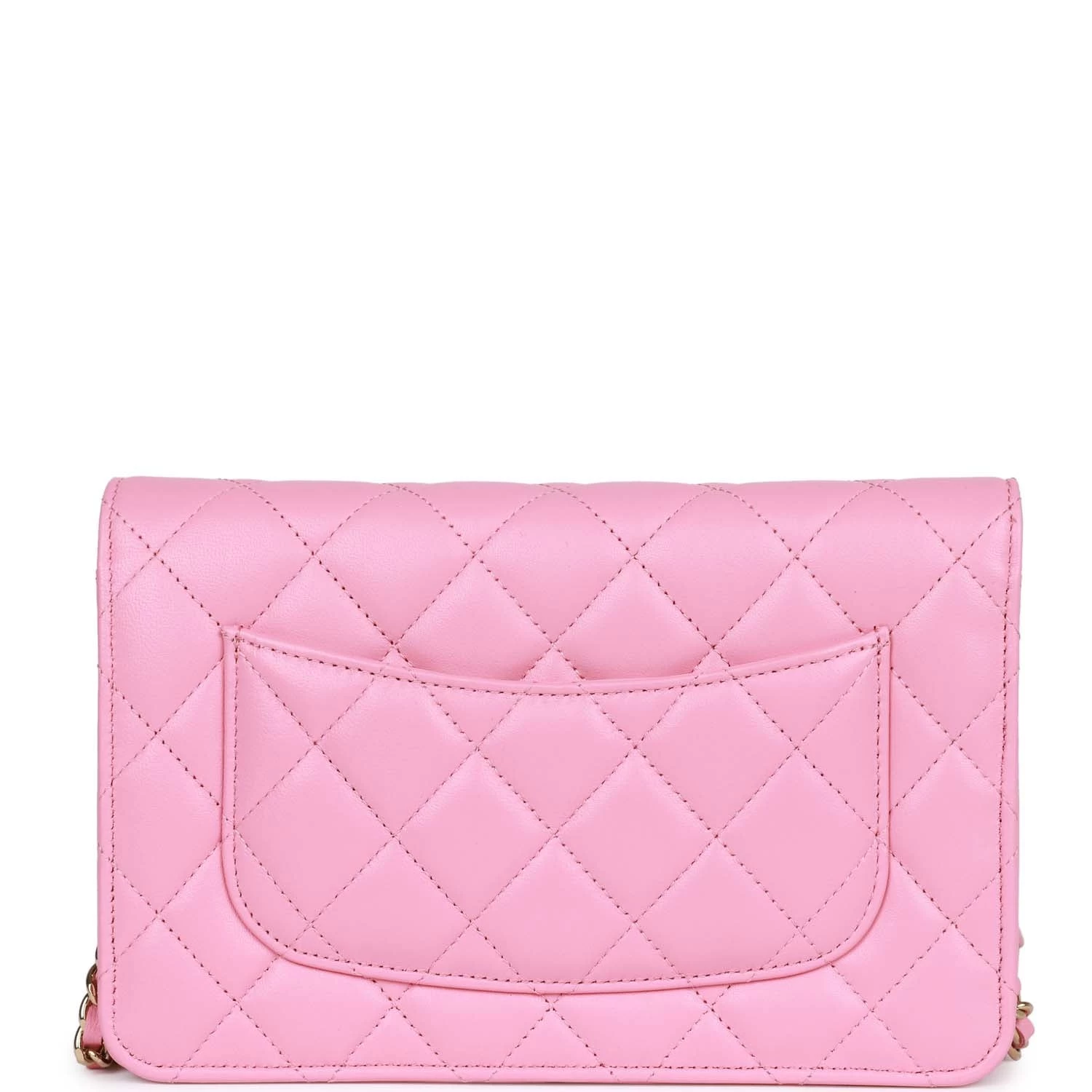 Chanel Wallet On Chain WOC Pink Lambskin Gold Hardware 6 Chanel Wallet On Chain WOC Pink Lambskin Gold Hardware - Image 4