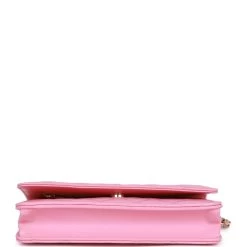 Chanel Wallet On Chain WOC Pink Lambskin Gold Hardware 17 Chanel Wallet On Chain WOC Pink Lambskin Gold Hardware -Online Bag Store C WOC 230628 1 06