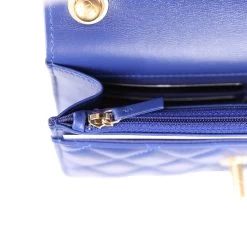 Chanel Wallet On Chain WOC Blue Lambskin Antique Gold Hardware -Online Bag Store C WOC 230718 1 11