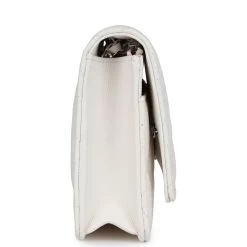 Chanel Wallet On Chain WOC White Caviar Pink And Silver Hardware -Online Bag Store C WOC 231115 1 04