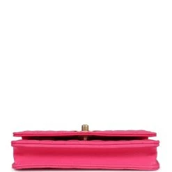 Chanel Wallet On Chain WOC Fuchsia Caviar Antique Gold Hardware 20 Chanel Wallet On Chain WOC Fuchsia Caviar Antique Gold Hardware -Online Bag Store C WOC 231219 1 06