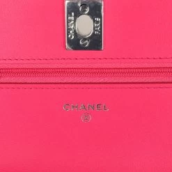 Chanel Wallet On Chain WOC Hot Pink Lambskin Ombre Mixed Metal Hardware -Online Bag Store C WOC 240102 1 08