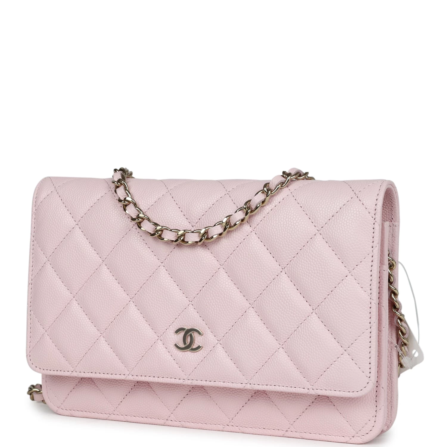 Chanel Classic Wallet On Chain WOC Light Pink Caviar Gold Hardware 7 Chanel Classic Wallet On Chain WOC Light Pink Caviar Gold Hardware - Image 5