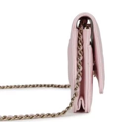 Chanel Classic Wallet On Chain WOC Light Pink Caviar Gold Hardware 14 Chanel Classic Wallet On Chain WOC Light Pink Caviar Gold Hardware -Online Bag Store C WOC 240104 2 KN 04