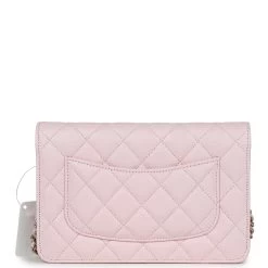 Chanel Classic Wallet On Chain WOC Light Pink Caviar Gold Hardware 15 Chanel Classic Wallet On Chain WOC Light Pink Caviar Gold Hardware -Online Bag Store C WOC 240104 2 KN 05