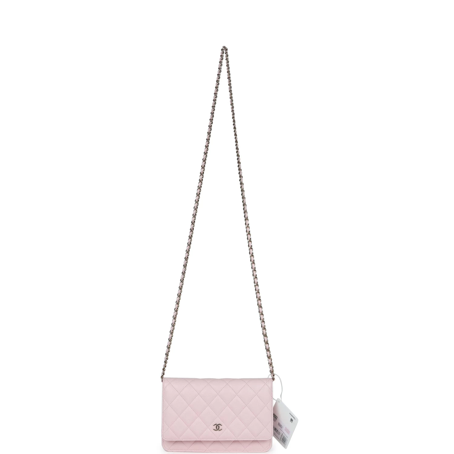 Chanel Classic Wallet On Chain WOC Light Pink Caviar Gold Hardware 9 Chanel Classic Wallet On Chain WOC Light Pink Caviar Gold Hardware - Image 7