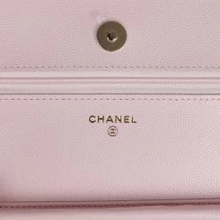 Chanel Classic Wallet On Chain WOC Light Pink Caviar Gold Hardware 19 Chanel Classic Wallet On Chain WOC Light Pink Caviar Gold Hardware -Online Bag Store C WOC 240104 2 KN 08