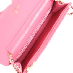Chanel Wallet On Chain WOC Hot Pink Caviar Gold Metal Hardware -Online Bag Store C WOC 240105 1 CS 09