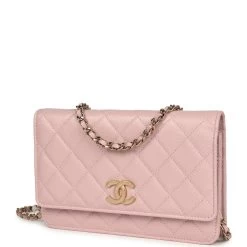 Chanel Wallet On Chain WOC Pink Caviar Gold Hardware -Online Bag Store C WOC 240119 1 03