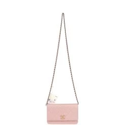 Chanel Wallet On Chain WOC Pink Caviar Gold Hardware -Online Bag Store C WOC 240119 1 07