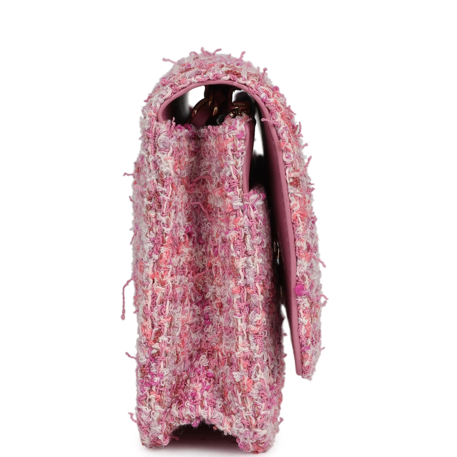 Chanel Wallet On Chain WOC Pink Multicolored Tweed Gold Hardware 5 Chanel Wallet On Chain WOC Pink Multicolored Tweed Gold Hardware - Image 3