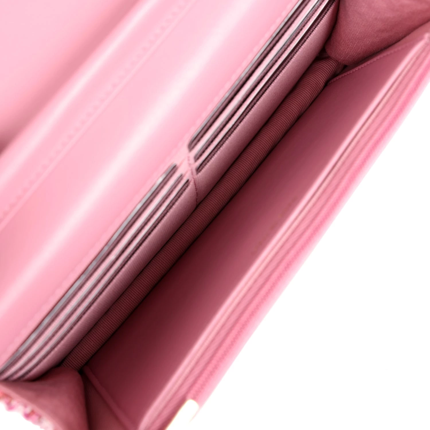 Chanel Wallet On Chain WOC Pink Multicolored Tweed Gold Hardware 12 Chanel Wallet On Chain WOC Pink Multicolored Tweed Gold Hardware - Image 10