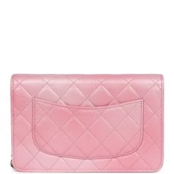 Chanel Wallet On Chain WOC Pearly Pink Iridescent Calfskin Gold Hardware -Online Bag Store C WOC 240209 2 05