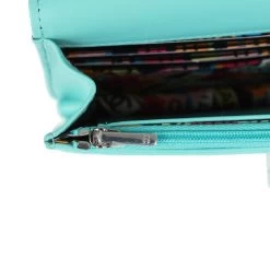 Chanel Top Handle Wallet On Chain WOC Turquoise Lambskin Silver Hardware -Online Bag Store C WOC 240209 3 11