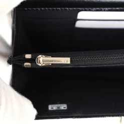 Chanel Pearl Top Handle Wallet On Chain WOC Black Shiny Aged Calfskin Light Gold Hardware -Online Bag Store C WOC 240209 4 11