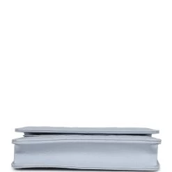 Chanel Wallet On Chain WOC Light Grey Shiny Caviar Silver Hardware -Online Bag Store C WOC 240216 1 06