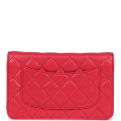 Chanel Wallet On Chain WOC Light Red Lambskin Light Gold Hardware 16 Chanel Wallet On Chain WOC Light Red Lambskin Light Gold Hardware -Online Bag Store C WOC 240222 1 05